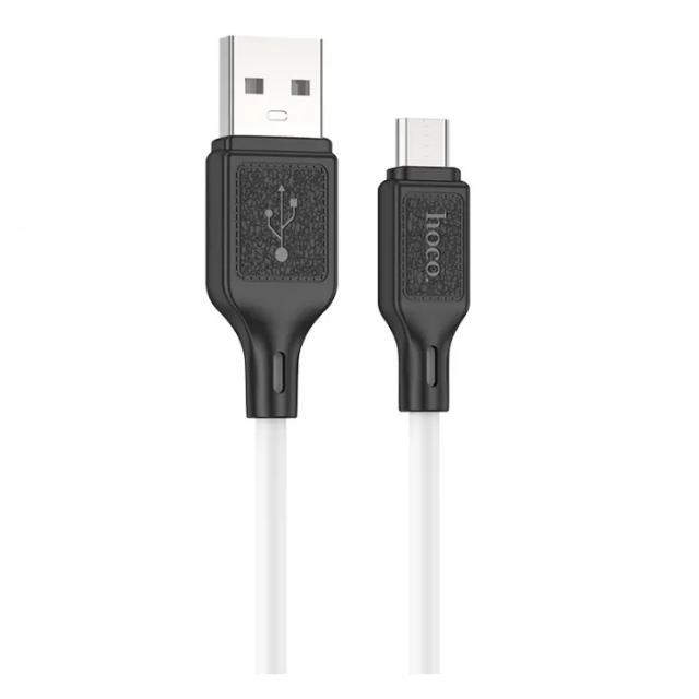 Кабель Hoco X90 Cool silicone charging data cable for Micro White (X90)