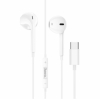 Наушники Hoco M101 Crystal joy Type-C wire-controlled digital earphones with microphone White (M101)
