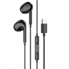 Наушники Hoco M101 Max Crystal grace Type-C wire-controled digital earphones with microphone Black (M101 Max)