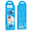 Кабель Hoco X90 Cool silicone PD charging data cable for Lightning White (X90)