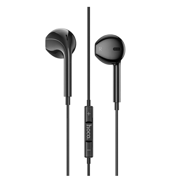 Наушники Hoco M101 Crystal joy wire-controlled earphones with microphone Black (M101)