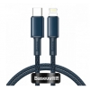 Кабель Baseus High Density Braided Fast Charging Data Cable Type-C to iP PD 20W 1m Blue