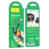 Кабель Hoco UPA22 Lightning silicone digital audio conversion cable Black (UPA22)
