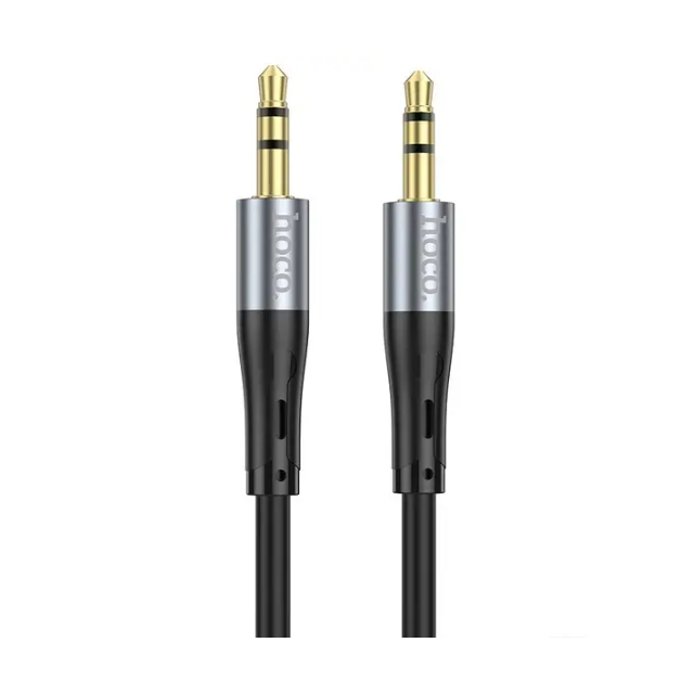 Кабель Hoco UPA22 UPA22 AUX silicone audio cable Black