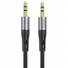 Кабель Hoco UPA22 UPA22 AUX silicone audio cable Black
