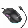 Компьютерная мышь Hoco GM19 Enjoy Gaming luminous wired mouse Black (GM19)
