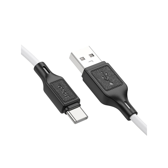 Кабель Hoco X90 Cool silicone charging data cable for Type-C Black