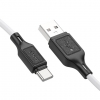 Кабель Hoco X90 Cool silicone charging data cable for Type-C Black