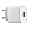 МЗП Hoco C72Q Glorious single port QC3.0 charger ( EU ) White