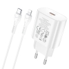 СЗУ Hoco N22 Jetta PD25W charger set(C to iP)(EU) White (N22)