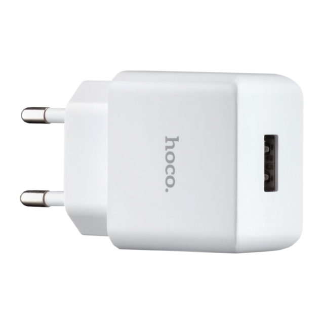 СЗУ Hoco C106A Leisure single port charger (EU) White (C106A)