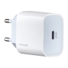 СЗУ USAMS CC118 T34 PD Fast Travel Type-C Charger 20W (EU) White (CC118)
