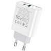 МЗП Hoco C80A Plus Rapido PD20W + QC3.0 charger ( EU ) White