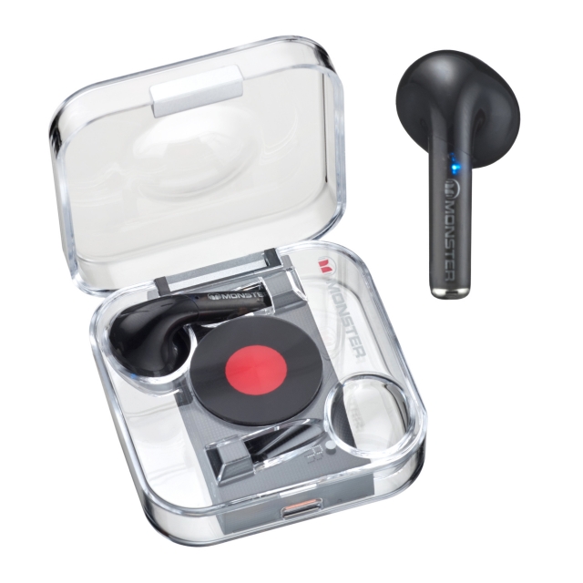 Наушники Bluetooth Monster XKT01 Wireless Bluetooth 5.2 Earphones noise reduction headset Black (XKT01)