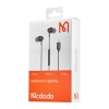 Наушники McDodo Stereo Earphone for Lightning (In-ear) HP-3480 Black (HP-3480)