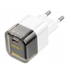 СЗУ Hoco C125A Transparent tribute single-port PD20W charger(EU) Transparent Black (C125A)