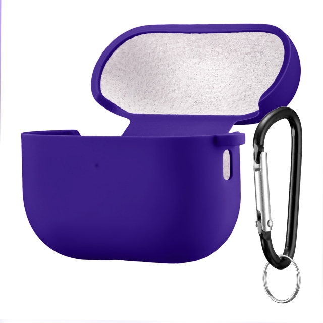Чехол Silicone Case 2,5mm with microfiber for AirPods Pro 2 Deep Purple