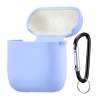Чохол Silicone Case 2,5mm with microfiber for AirPods 1/2 Lilac Purple