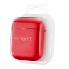 Чохол Silicone Case 2,5mm with microfiber for AirPods 1/2 Red