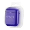 Чохол Silicone Case 2,5mm with microfiber for AirPods 1/2 Deep Purple
