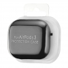 Чохол Silicone Case 2,5mm with microfiber for AirPods 3 Black