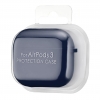 Чохол Silicone Case 2,5mm with microfiber for AirPods 3 Midnight Blue