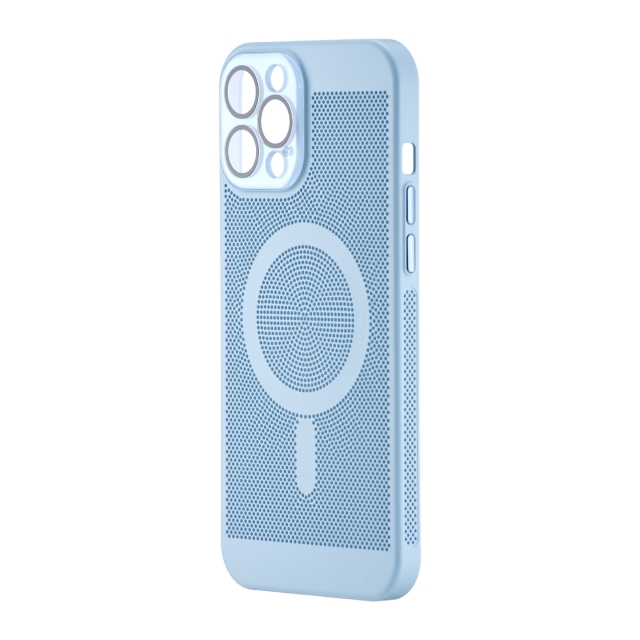 Чохол Perfomed with MagSafe Protected Camera iPhone 12 Pro Max Light Blue