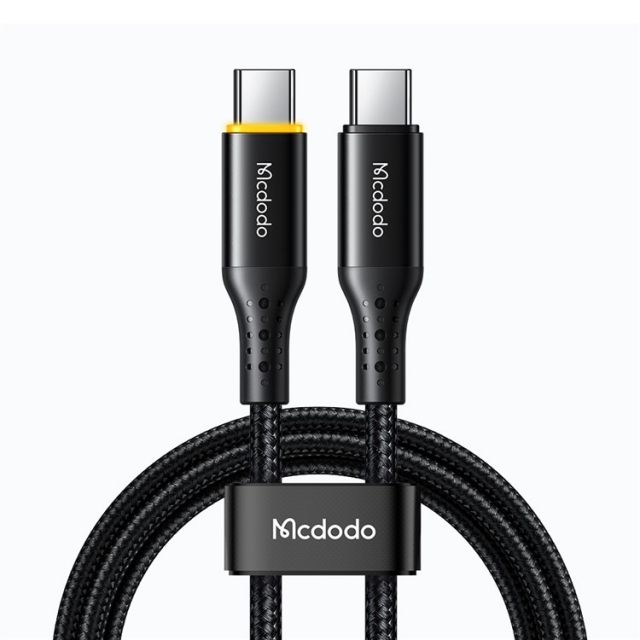 Кабель McDodo Nest Series Auto Power Off 100W Type-C to Type-C Data Cable1.2m CA-3460 Black