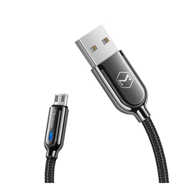 Кабель McDodo Smart Series Auto Power Off Micro USB Cable 1m CA-6200 Black (CA-6200)