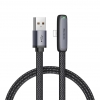 Кабель McDodo Zebra Series Lightning 90 Degree Data Cable 1.2m CA-2790 Black (CA-2790)