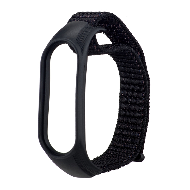 Ремінець Nylon Mi Band 3/4/5/6/7 Black Sand