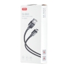 Кабель XO NB249 5A Android PVC Shiny Colorful Micro Data Cable Black