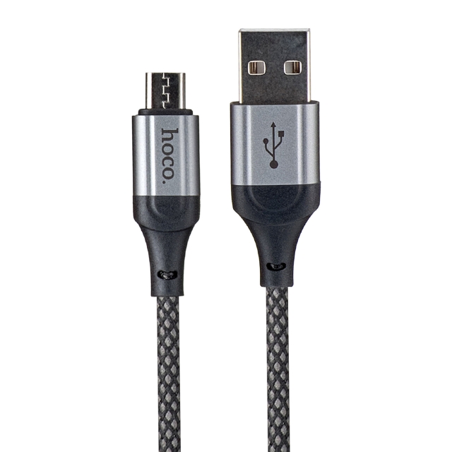 Кабель Hoco X102 Fresh charging data cable Micro Black (X102)
