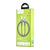 Кабель Hoco U121 Gold standard Transparent Discovery Edition charging data cable iP Black