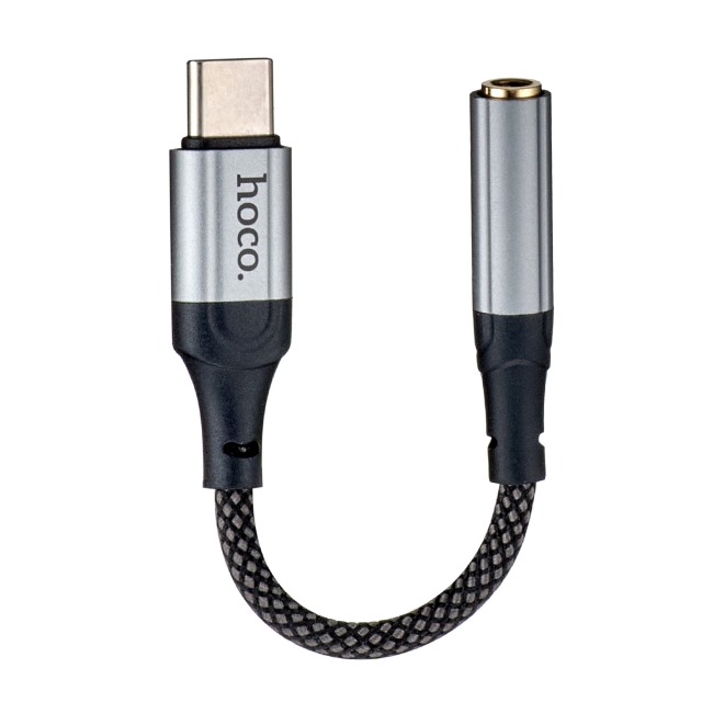 Адаптер Hoco LS36 Fresh Digital Type-C to 3.5 audio converter Black