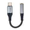 Адаптер Hoco LS36 Fresh Digital Type-C to 3.5 audio converter Black