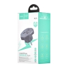 Переходник сетевой Hoco AC6 Unimpeded universal conversion plug (EU) Black