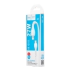Кабель Hoco X37 Cool power PD charging data cable iP White