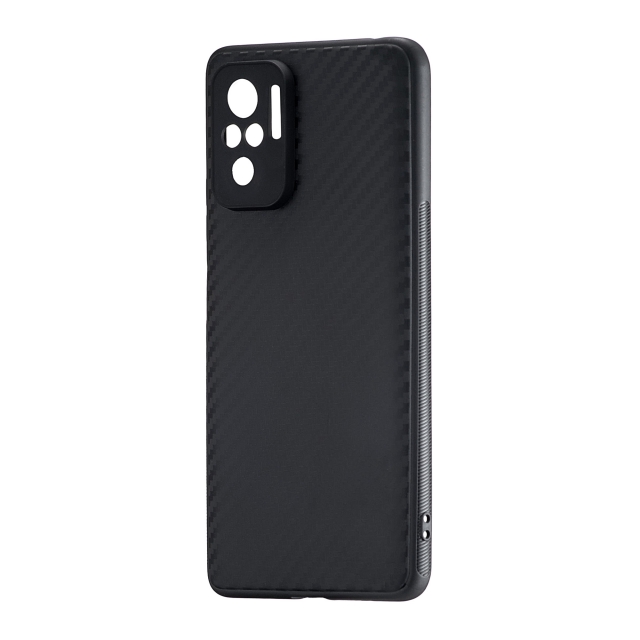 Чохол Carbon TPU Xiaomi Redmi Note 10 4G / Note 10 S Black