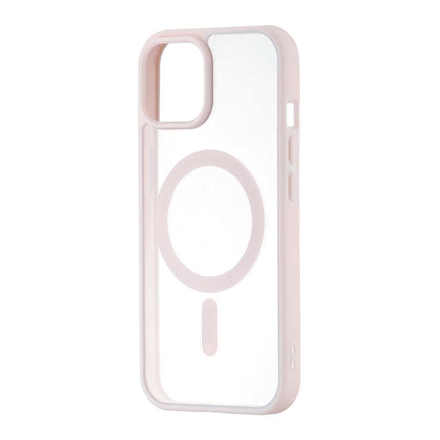 Чехол Color Edge with MagSafe iPhone 15 Sand Pink