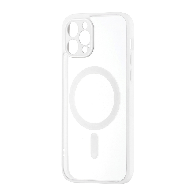 Чохол Color Edge with MagSafe (Protected Camera) iPhone 12 Pro White