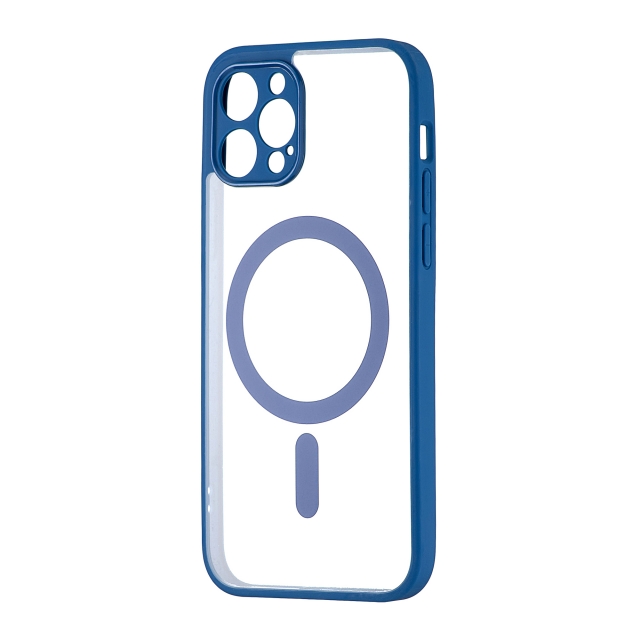 Чохол Color Edge with MagSafe (Protected Camera) iPhone 12 Pro Navy Blue