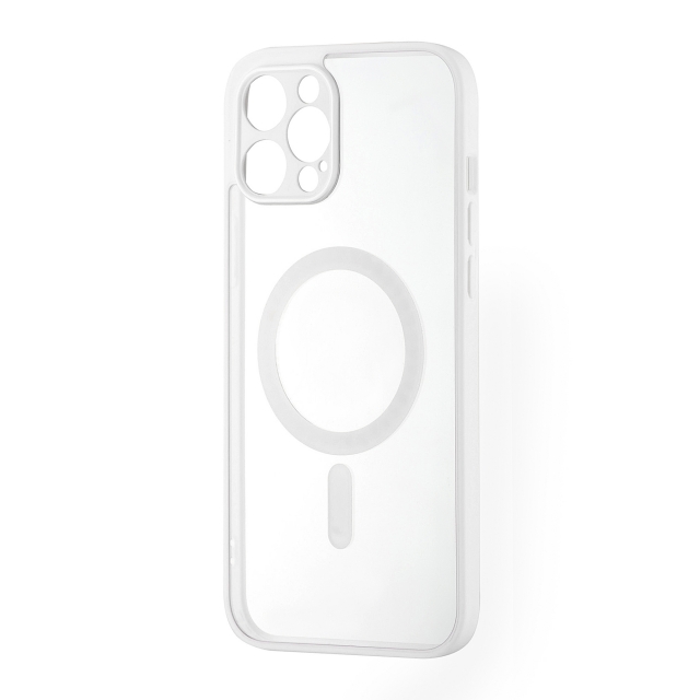 Чехол Color Edge with MagSafe (Protected Camera) iPhone 12 Pro Max White