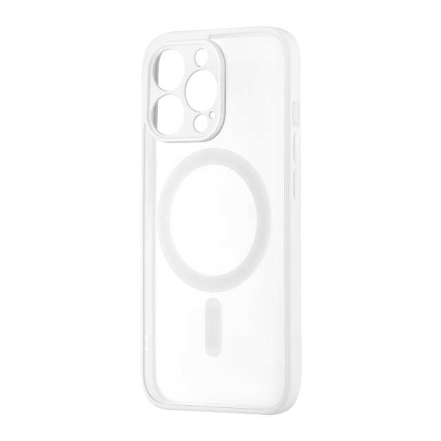 Чехол Color Edge with MagSafe (Protected Camera) iPhone 13 Pro White