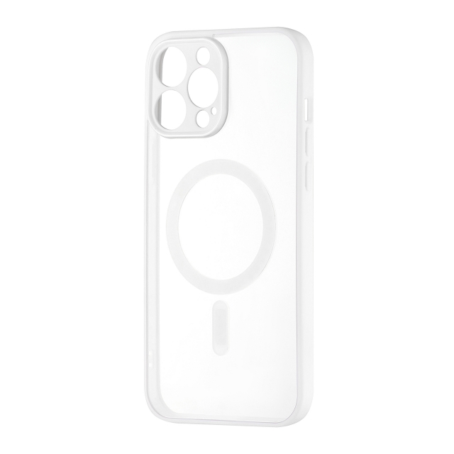 Чохол Color Edge with MagSafe (Protected Camera) iPhone 13 Pro Max White