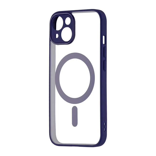 Чохол Color Edge with MagSafe (Protected Camera) iPhone 14 Deep Purple