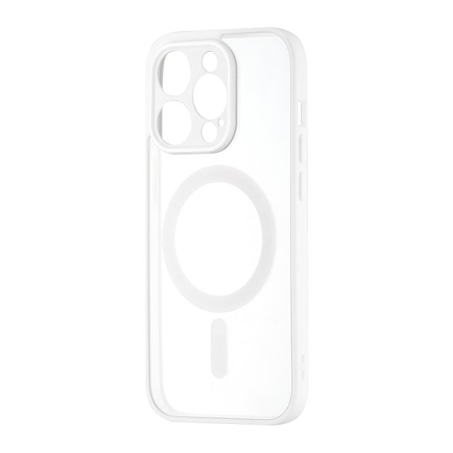 Чохол Color Edge with MagSafe (Protected Camera) iPhone 14 Pro White