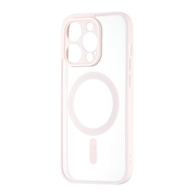 Чохол Color Edge with MagSafe (Protected Camera) iPhone 14 Pro Pink