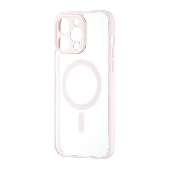 Чохол Color Edge with MagSafe (Protected Camera) iPhone 15 Pro Max Pink