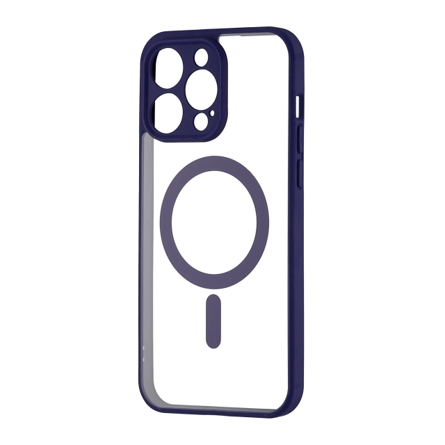 Чохол Color Edge with MagSafe (Protected Camera) iPhone 15 Pro Max Deep Purple